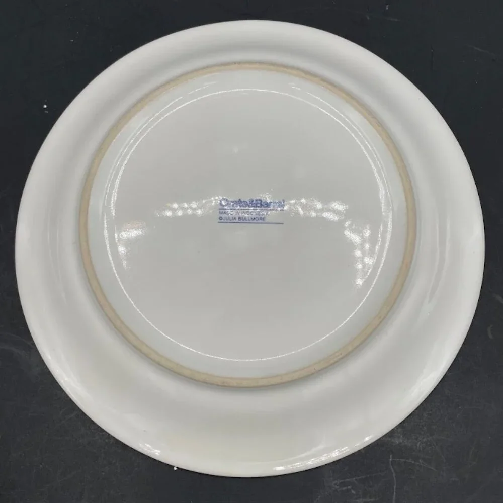 Crate & Barrel Julia Bullmore Christmas Holiday Colorful Plate and Mug Set